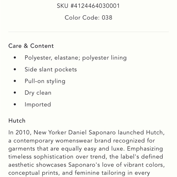 Hutch V neck smocked wait jumpsuit - Picture 6 of 6